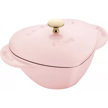 Staub Special Cocotte Brasiera in ghisa a forma di cuore 1,75 L rosa