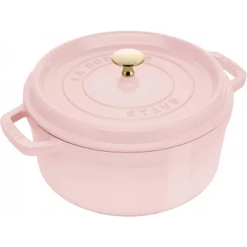 STAUB LA COCOTTE Brasiera rotonda in ghisa 2,6L rosa