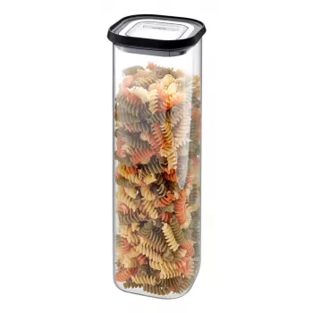 GEFU PANTRY Contenitore rettangolare 2,5 L nero, trasparente 1 pezzo