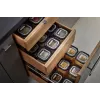 GEFU PANTRY Contenitore rettangolare 2,5 L nero, trasparente 1 pezzo
