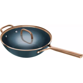 Wok ZWILLING MILANO con coperchio 30 cm blu