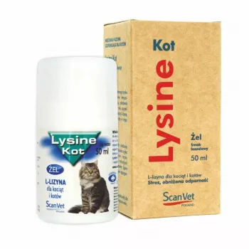 Gel SCANVET contro la caduta del pelo dei gatti 50 ml