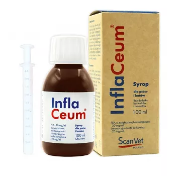 SCANVET InflaCeum integratore liquido per il supporto articolare per cani e gatti, 100 ml
