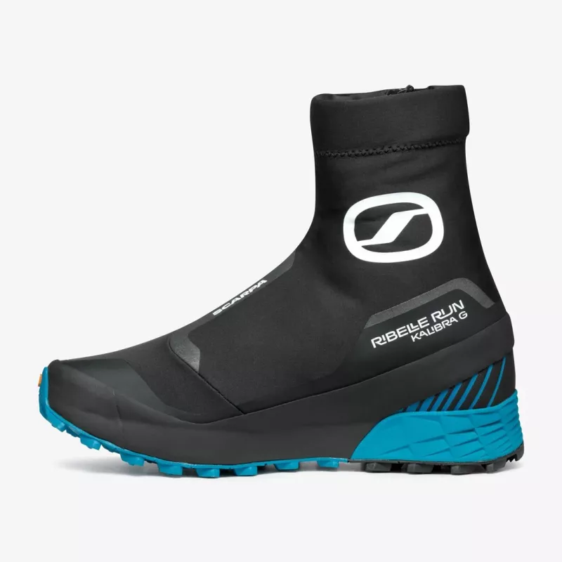 Scarpa Ribelle Run Kalibra G scarpa da trail running uomo, BOA Fit, GORE-TEX, nero/Azure, EU 45