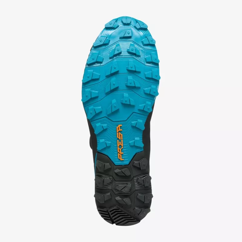 Scarpa Ribelle Run Kalibra G scarpa da trail running uomo, BOA Fit, GORE-TEX, nero/Azure, EU 45