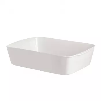 LA PORCELLANA BIANCA Anghiari teglia per lasagne - bianco, 35 x 25 cm