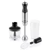 Hyundai HB1000 frullatore a immersione 1000W, Inox