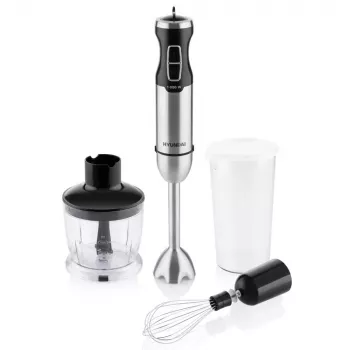 Hyundai HB1000 frullatore a immersione 1000W, Inox