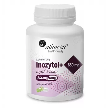 Aliness Inositolo Myo/D-Chiro 650mg + B6 x 100 capsule vegetali
