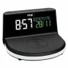 TFA Dostmann 60.2028.01 sveglia digitale con base di ricarica per ricarica wireless CHARGE