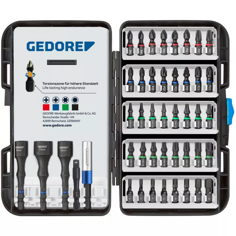 GEDORE set punte 666-045, 45 pezzi (3459519)