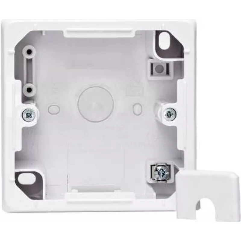 HEINRICH KOPP Kopp Paris placca coprifilo 1 modulo, bianco puro (RAL 9010), termoplastica, lucido 356313009