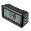 TFA Dostmann 60.2562.01.GB sveglia radiocontrollata nero azzurro