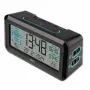 TFA Dostmann 60.2562.01.GB sveglia radiocontrollata nero azzurro