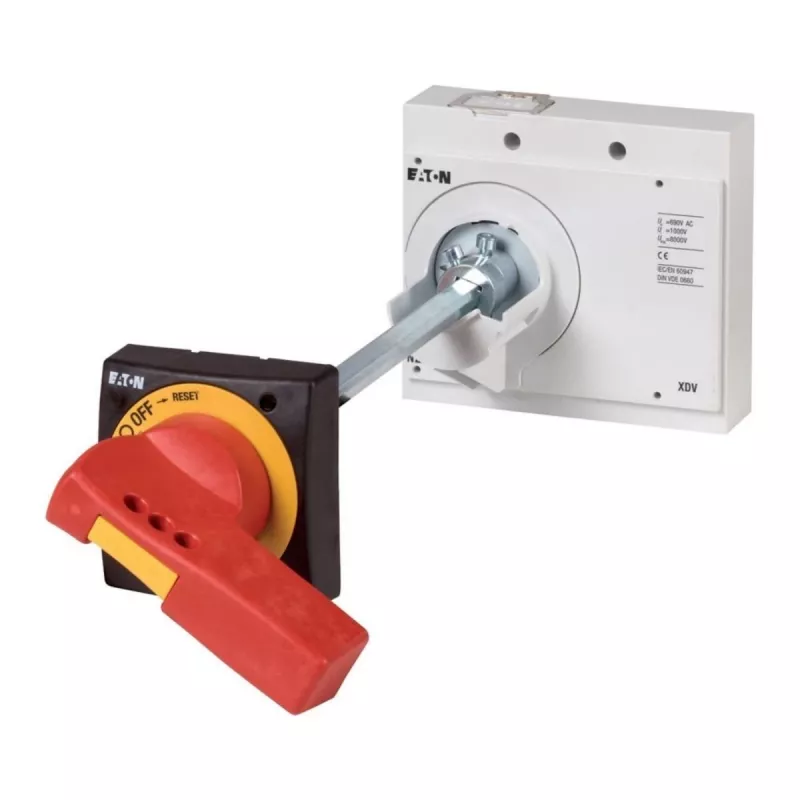 Eaton NZM3-XTVDVR 260182 maniglia rotante con giunto per porta, rosso/giallo