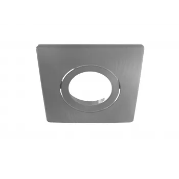 SYNERGY21 LED Morpheus 68 anello di copertura orientabile quadrato in nichel spazzolato S21-LED-24V26018