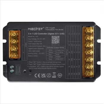 Synergy 21 LED controller serie HC 5-in-1 DC12-48V Zigbee 3.0+ 2.4G HP 30A MiLight/Miboxer (HZ5)