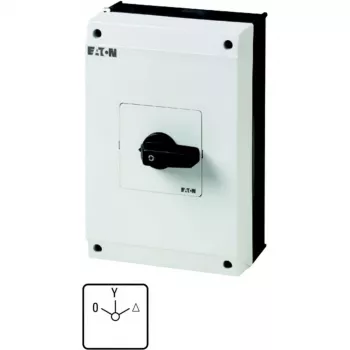 Eaton 207234 T5B-4-8410/I4 commutatore stella-triangolo in contenitore, 63 A, 0-Y-Δ, IP65