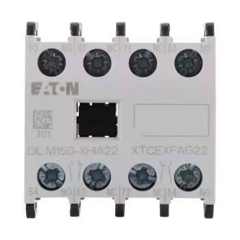 Eaton DILM150-XHIA22 blocco contatti ausiliari, 2NO+2NC, montaggio frontale, morsetti a vite 283464