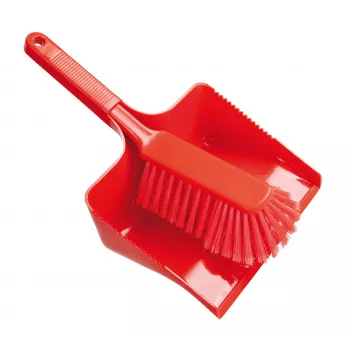 Haug Bürsten set paletta e scopetta rosso plastica 35 cm larghezza (FC88921)