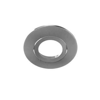 Synergy 21 LED Morpheus 68 – anello di copertura rotondo orientabile, nichel spazzolato (S21-LED-24V26017)