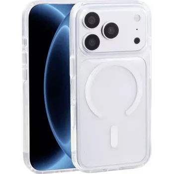 Renkforce cover posteriore per iPhone 18 Pro trasparente compatibile MagSafe, ricarica induttiva RF-7576222