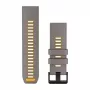 Garmin cinturino in silicone QuickFit 26 mm per orologio grigio ardesia/giallo 010-14508-02