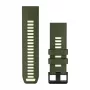 Garmin QuickFit 26 mm cinturino in silicone per orologi - Olive Drab / Lemon 010-14508-01
