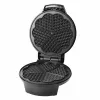 EMERIO WM-131149 macchina per waffle rivestimento antiaderente, senza BPA nero