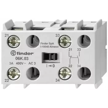 Finder modulo contatto ausiliario per relè di monitoraggio serie 6K.04 (06K.03)