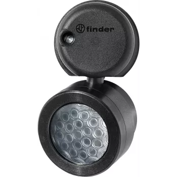 Finder 18.71 rilevatore di movimento, 230 V AC, 1 NO, 180°, 12 m, IP54 18.71.8.230.0002