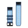 Garmin QuickFit 26 mm cinturino in silicone per orologi – Tidal Blue/Ice Blue 010-14508-00