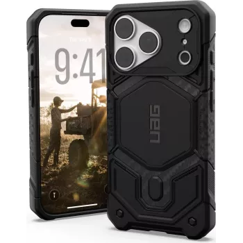 UAG Urban Armor Gear Monarch Pro MagSafe custodia per Apple iPhone 18 Pro/17 Pro - Carbon Fiber 114569114242