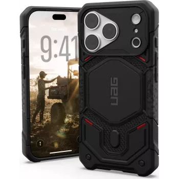 UAG Urban Armor Gear Monarch Pro MagSafe custodia per Apple iPhone 18 Pro/17 Pro - Kevlar nero 114569113940