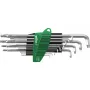 Wiha 366BETSZ13TS set di chiavi a brugola con punta Torx sferica, 13 pezzi, titanio grigio, supporto ErgoStar 40979
