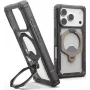 UAG Urban Armor Gear Plasma XTE 360 MagSafe Kickstand custodia per Apple iPhone 18 Pro/17 Pro – Ash (Translucent Grey) 114573113136