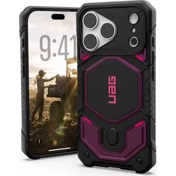 UAG Urban Armor Gear Monarch Pro custodia MagSafe Limited SYNTH Edition per Apple iPhone 18 Pro/17 Pro Deep Purple 114569114I4I