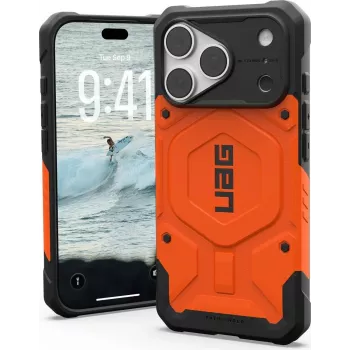 UAG Urban Armor Gear Pathfinder custodia MagSafe per Apple iPhone 18 Pro/17 Pro - arancione 114583119797