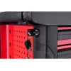 Yato YT-5530 carrello da officina 7 cassetti acciaio nero/rosso