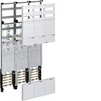 Hager univers Z quadro contatori completo ZL5EL26, 1350mm, 6 posti eHZ, 3 campi, pre-cablato