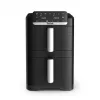 TEFAL friggitrice ad aria doppio cestello EY7528E0 Easy Fry Crispy Stack, 2700 W, 6 L + 4 L, nero
