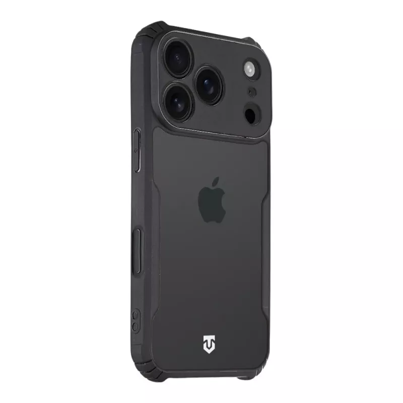 Tactical Back Cover Quantum Stealth iPhone 18 Pro trasparente/nero
