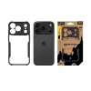 Tactical Back Cover Quantum Stealth iPhone 18 Pro trasparente/nero