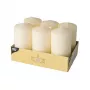 PAPSTAR candela cilindrica 11,5 cm crema