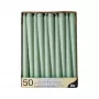 PAPSTAR Candele coniche 22 x 250 mm, verde giada, confezione da 50 (88341)