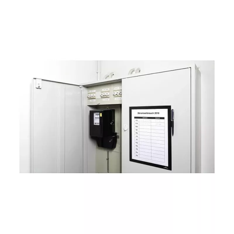 DURABLE DURAFRAME MAGNETIC NOTE A4 cornice magnetica per presentazioni nero