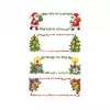 AVERY Zweckform Adesivi natalizi, dedica, multicolore, carta (52362)