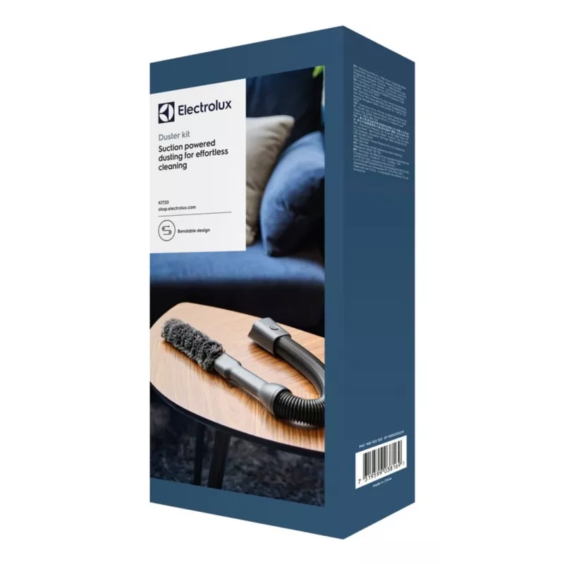 Electrolux Dust KIT21 Set di accessori per aspirapolvere, 4 pezzi, universale 32/35 mm, nero/grigio