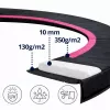 LEAN SPORT coprimolla per trampolino Sport Max 10ft nero-rosa
