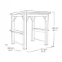 KETER Gazebo Grill 29213898 gazebo da giardino in alluminio hardtop